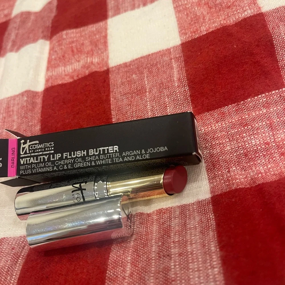 It Cosmetics Vitality Lip Flush Butter in Darling NEW Discontinued Rare